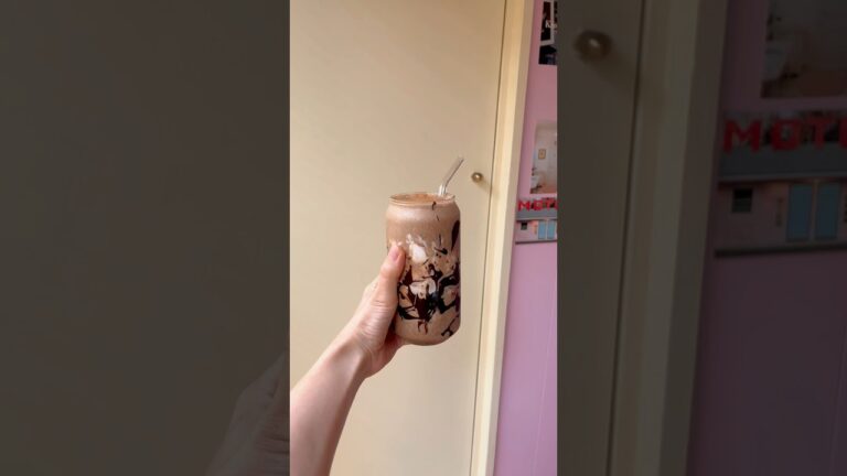 おうちで本格カフェ開いちゃったの☕️🍌 #おうちカフェレシピ #スムージー #ヘルシーレシピ