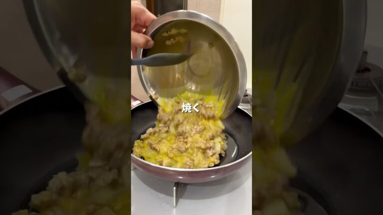 挽肉オムレツ ⭐︎材料・作り方はコメント欄に #料理 #ワンオペ #簡単ごはん #簡単レシピ #簡単ご飯 #レシピ #献立 #オムレツ #挽肉