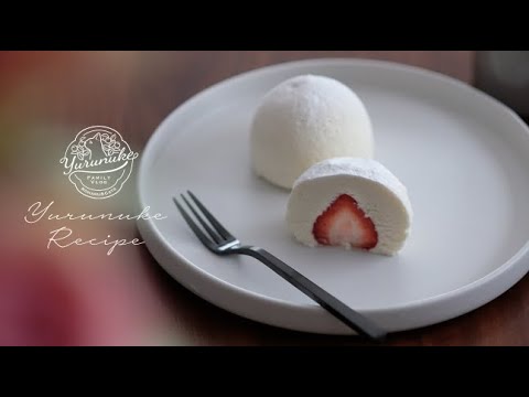 レシピとVlog｜ふわふわ練乳チーズムースと春めく日曜日｜ゆるぬけ77