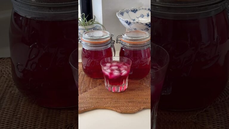 【夏バテ防止】#赤紫蘇ジュース作り#簡単レシピ #赤しそ#疲労回復 #デトックス