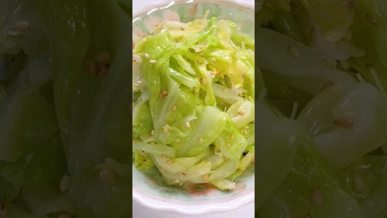 #コウケンテツさんのキャベツ塩ナムルが美味しすぎて止まらない　塩とごま油だけで絶品の甘さ