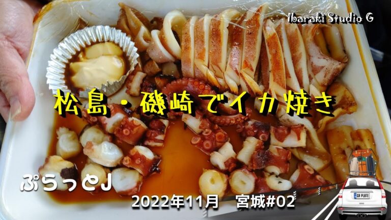 【宮城・松島町】松島・磯崎でイカ焼き　赤間水産