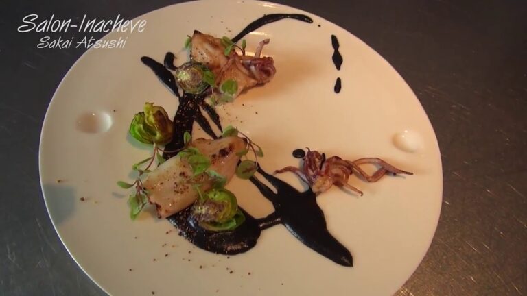 世界の料理ランキング イカのソテー イカスミポテト添え きれいな盛付け方 フランス料理 シラバス