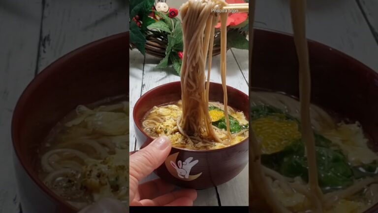 #shorts Buckwheat noodles 卵あんかけ蕎麦