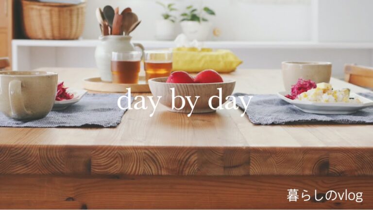 【暮らしのvlog】夏野菜の焼きびたし/白玉フルーツポンチを作る/今年初のとうもろこしご飯