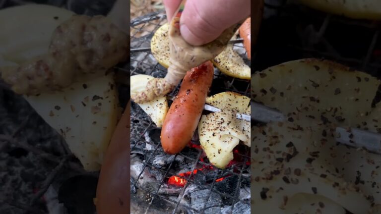 竹の子とシャウエッセンを焼いたらとんでもなかった！