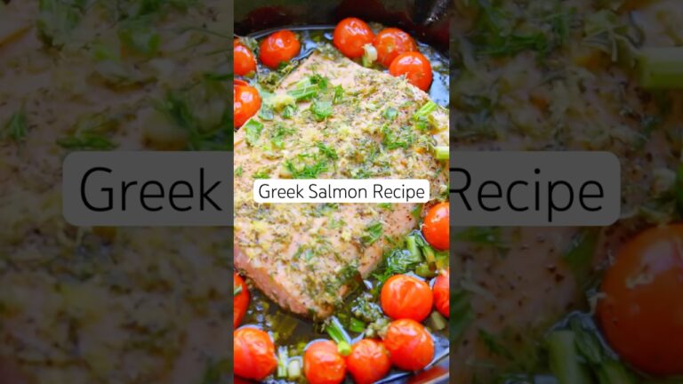 ギリシャ風サーモンレシピを作ってみましょう！#サーモンレシピ #サーモン