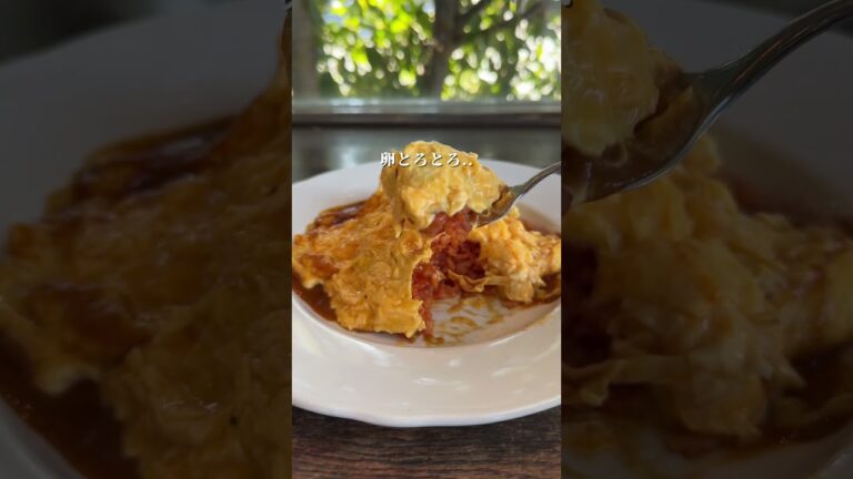 【岐阜】産みたての卵を使ったオムライス#グルメ#オムライス#shorts