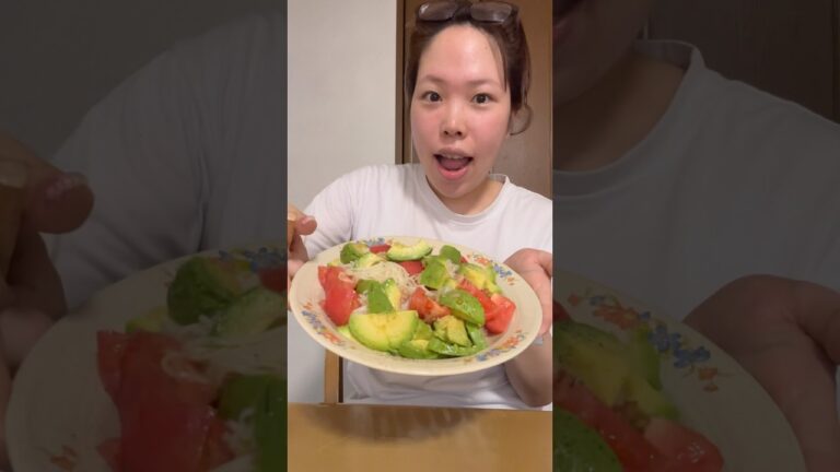 Xで見たトマトアボカドそうめん🍅🥑