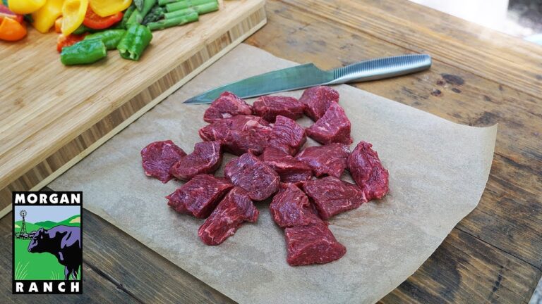 モーガン牧場ビーフ 牛竹串の作り方 Morgan Ranch Beef Cubes
