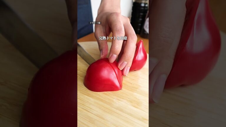 飲めるほど旨い【ブロッコリーとトマトのレシピ】シンプルイズベストなレシピがこちら #shorts