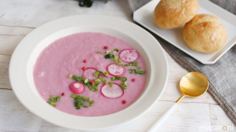 ピンクのラディッシュスープ のレシピ 作り方【365日のパンとスープ】