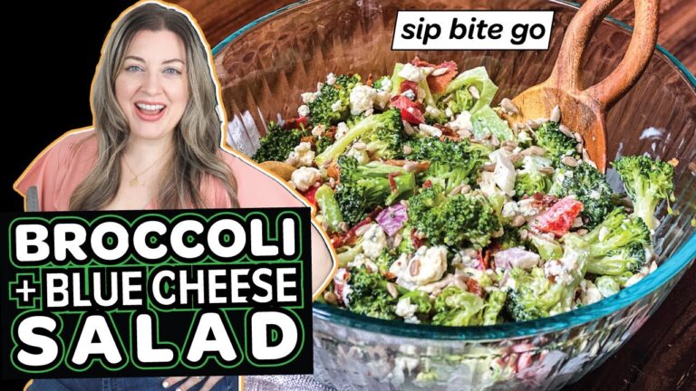 Easy Broccoli And Blue Cheese Salad