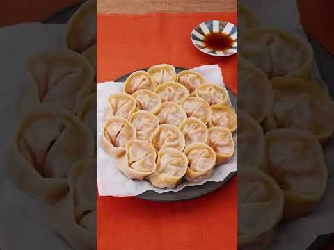 【韓国の餃子】キムチのマンドゥの作り方 #Shorts