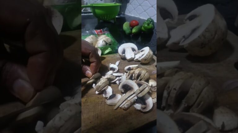 veg soya mushroom chilli