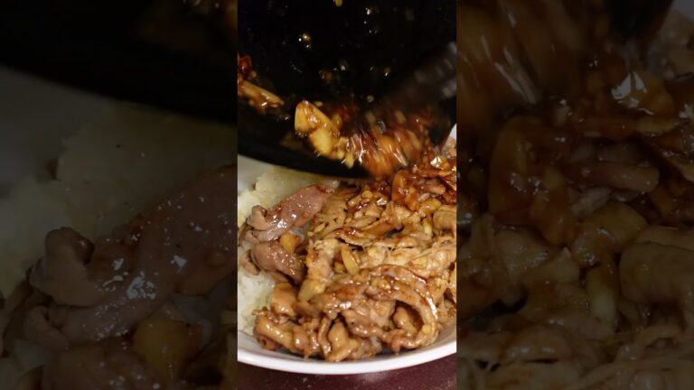 完全にこういうので良いマヨぶっかけニンニク豚丼