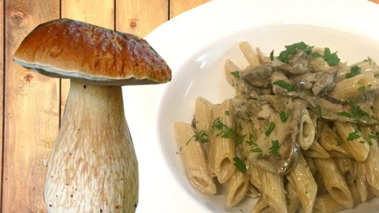 🇮🇹【決定版】ポルチーニのクリームパスタの美味しい作り方【完全レシピ 詳細分量付き】Penne con Panna ai Porcini　クリームペンネ クリームソース　きのこ