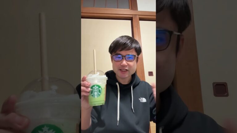 【スタバ新作】抹茶と桜わらびもち フラペチーノを飲んでみた！！