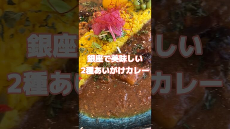 銀座でインスタ映えする美味しいカレーが食べたい！スパイスカレー銀座の半月がおすすめ！！