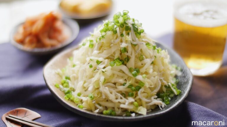 無限にイケる！ 湯通し キャベツの しらす ナムル のレシピ 作り方
