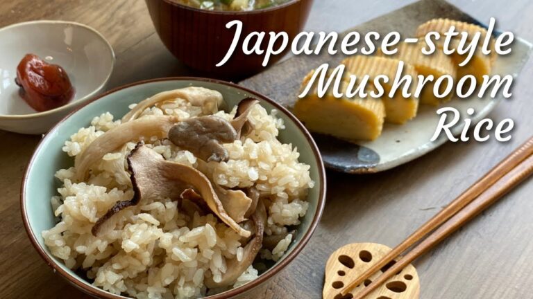 【乾燥ポルチーニで和風きのこご飯】ポーランドの森で採ってきました！