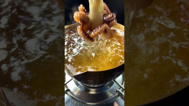 春・イイダコを茹でる #酢ダコ  #shorts