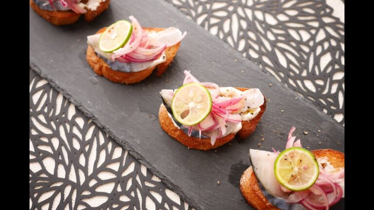 special online lessonより〜しめ鯖のタルティーヌ〜