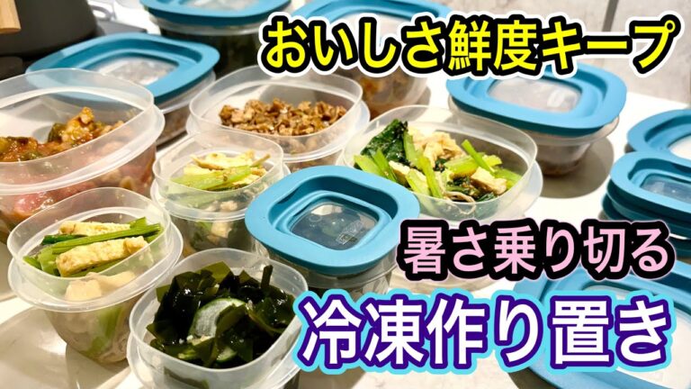 これぞ夏の神技！冷凍惣菜をパパッと作ります！自然解凍で作りたてが食べられます