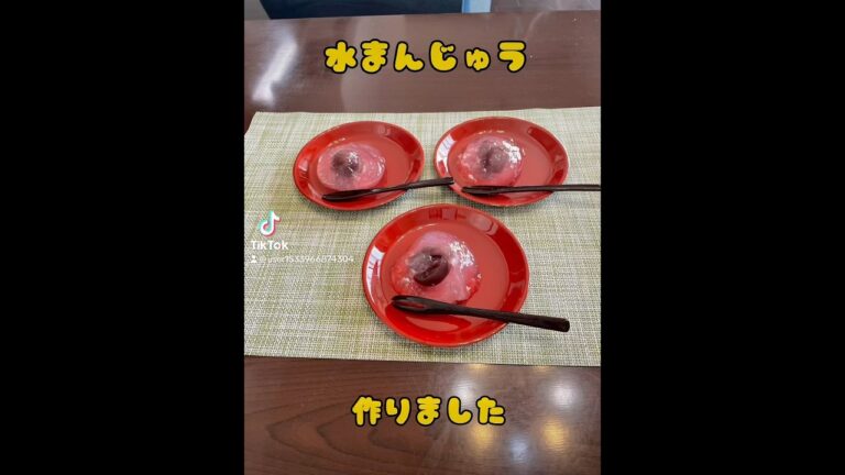 #簡単おやつ #おうちおやつ #材料3つ #和のスイーツ#夏のおやつ#水饅頭