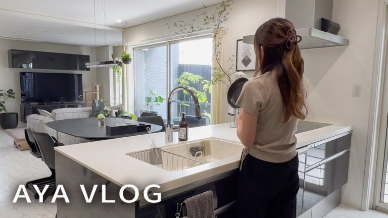 主婦vlog🍀朝夜ご飯とお弁当作り🍳最近の購入品と日用品収納🧴子どもと猫との暮らし