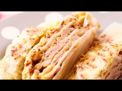 白菜と豚肉のミルフィーユ仕立て