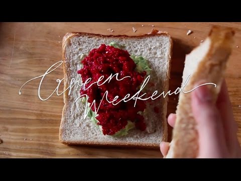 サンドイッチを一番美味しく食べる方法 – OUTSIDE SANDWICH –【Green Weekend】