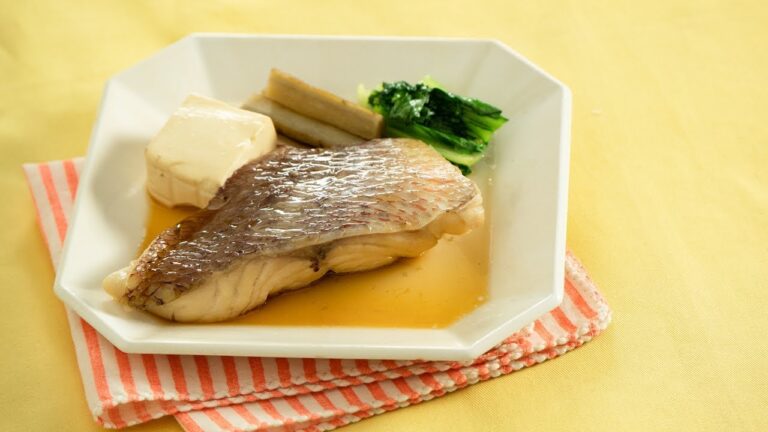 鯛の煮付け