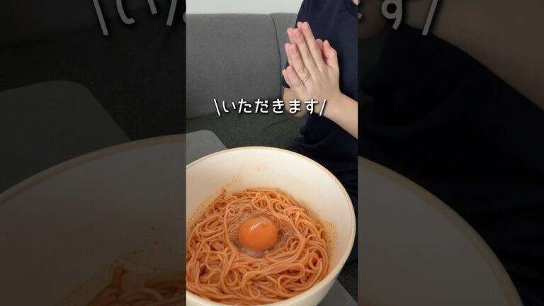 【とろ〜り甘辛🍜ビビン麺風】そうめん「白いだけじゃ終われない」#shorts #こめ子の暮らし #ランチ #お昼ごはん #毎日ごはん #ズボラ主婦 #ズボラ飯 #ひとり語り#そうめん #ビビン麺