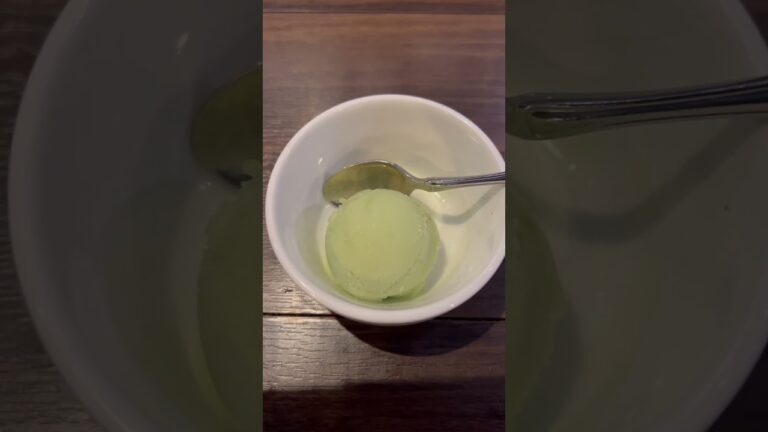 キウイシャーベット。