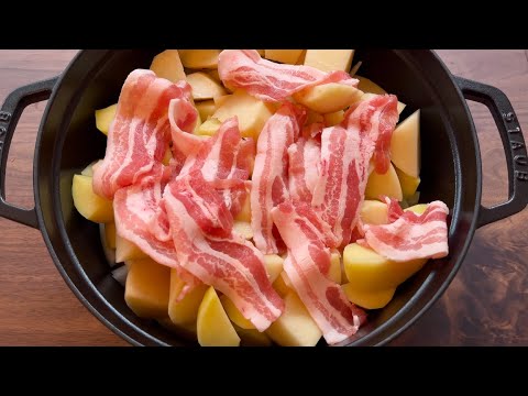 【STAUB】ストウブで作る無水肉じゃが