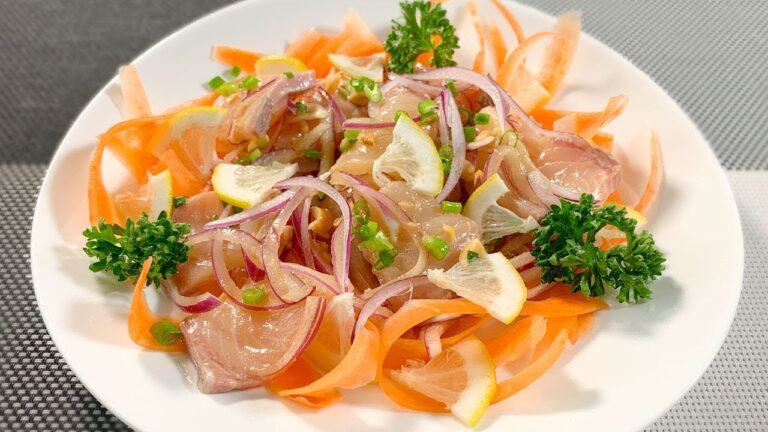 かんぱちの中華風カルパッチョ