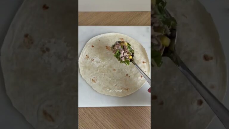 Tuna Tortilla Wrap ✨ #foryou #food #tasty #sandwich #tuna