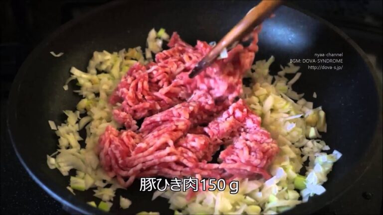常備しておくと便利　簡単肉みその作り方