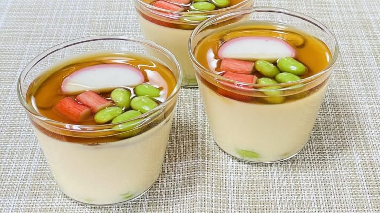 【冷製茶碗蒸し】さっぱりつるん！夏におすすめ冷製茶碗蒸しの作り方