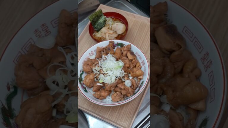 日高屋のやきとり丼を大きくする