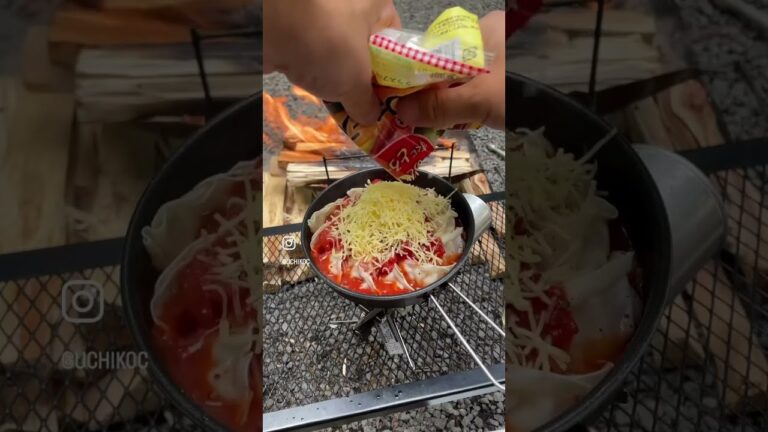 キャンプでも家でも美味しいイタリアン餃子！