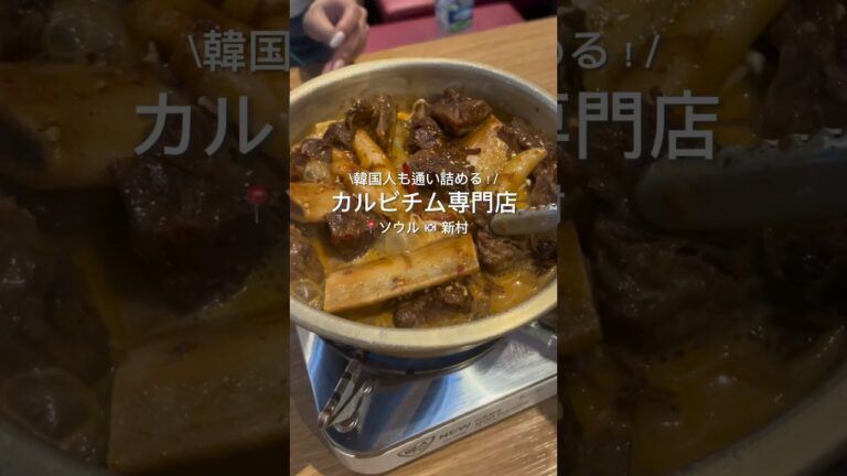 🇰🇷平日もウェイティング必須！韓国人も認めたカルビチム専門店🥩😋