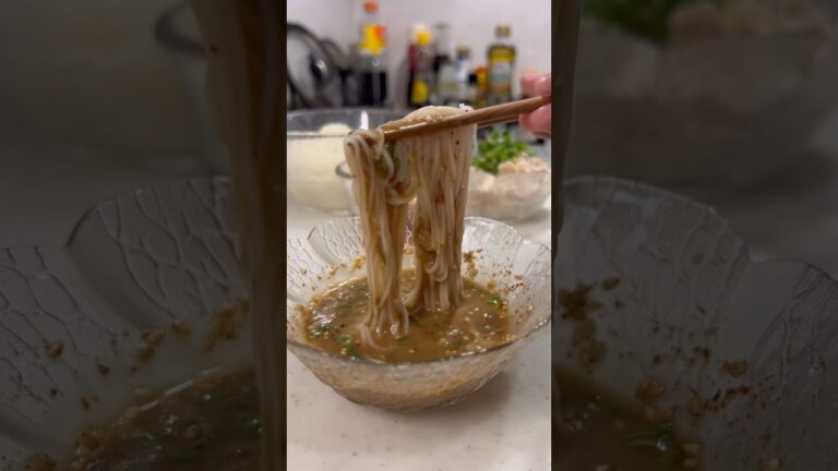 30kg痩せた男が食べている胡麻旨そうめんの作り方を紹介します！#shorts #short