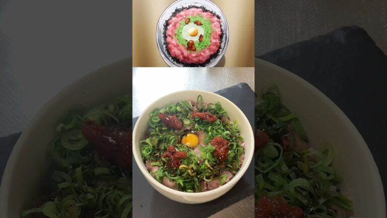 ネギトロ丼の美味しい作り方。#shorts