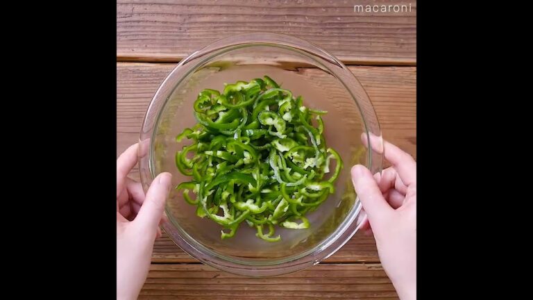 【これ試して！】生ピーマンの無限サラダ！#ピーマン #サラダ #レシピ