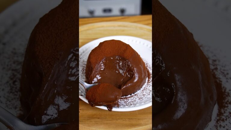 材料4つ！レンジでチョコプリン作り方！#簡単レシピ #お菓子作り