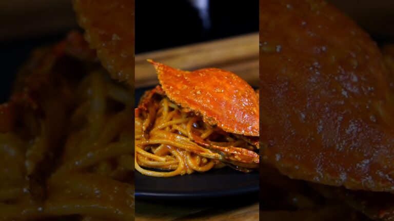 ワタリガニで旨すぎるパスタ #shorts