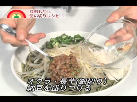 ネバトロもやしの茶そばサラダ