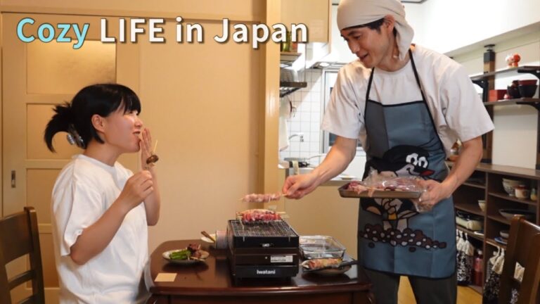 Cozy LIFE in Japan 🇯🇵: Celebrating Birthday with Homemade Yakitori